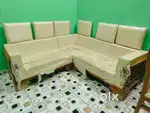 L shape Sofa Ivory color