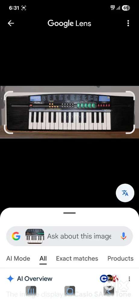 Casio 21 musical instruments