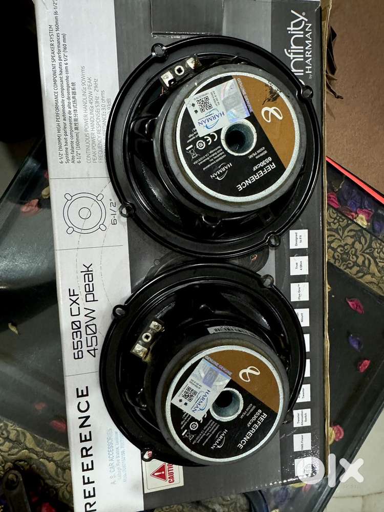 Infinity Reference 6530CXF 6.5” Component Car Speaker only 1 month old