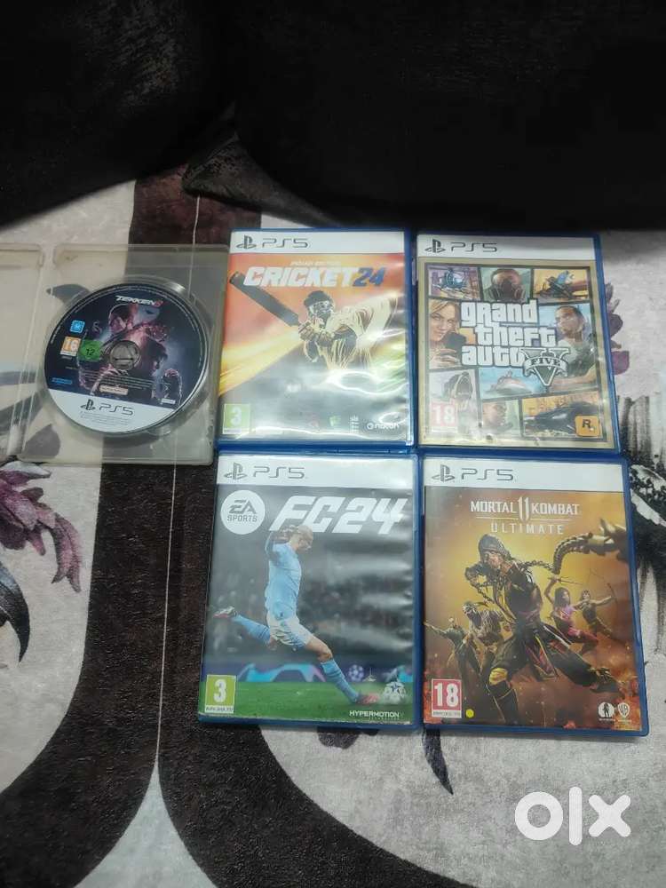 PS 5 Original CDS For Sale only No Exchange Used Brand New Connection