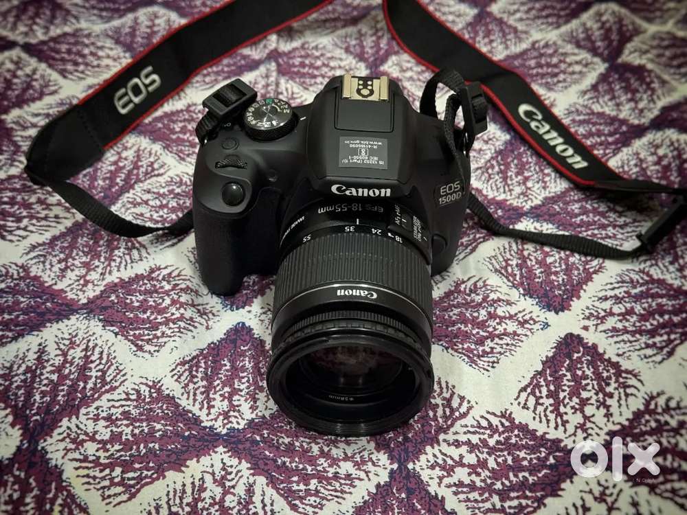 Canon EOS 1500D DSLR Camera with  Kit Lens (18-55 mm).