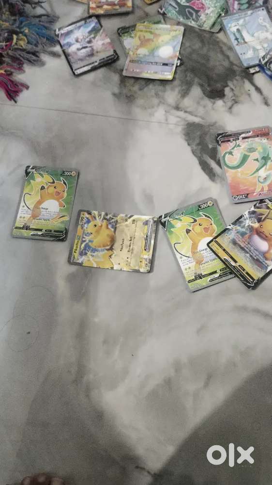 100% original Pokemon card and 5 Pikachu card