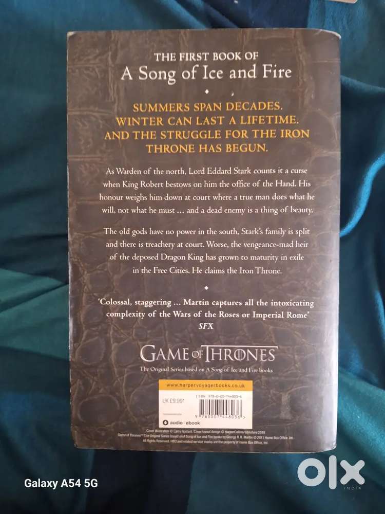 George RR Martin game of thrones