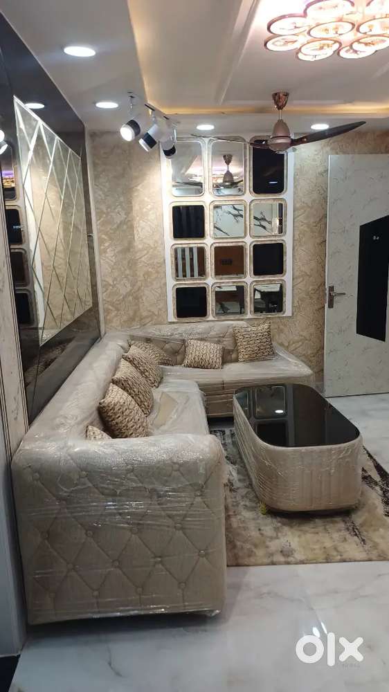 1 BHK luxurious flat car parking ke sath lift aur 90% loan facility