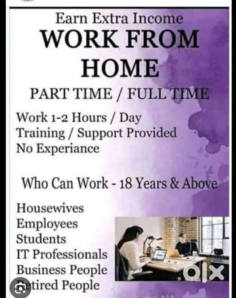 Offering work to students and housewives