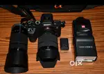 Sony alpha 7ii.. With extra lens...