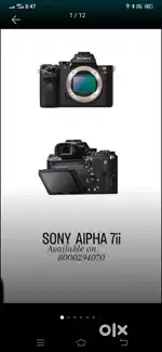 Sony A7Mii lense 28-70