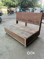 Raw sofa without cushion