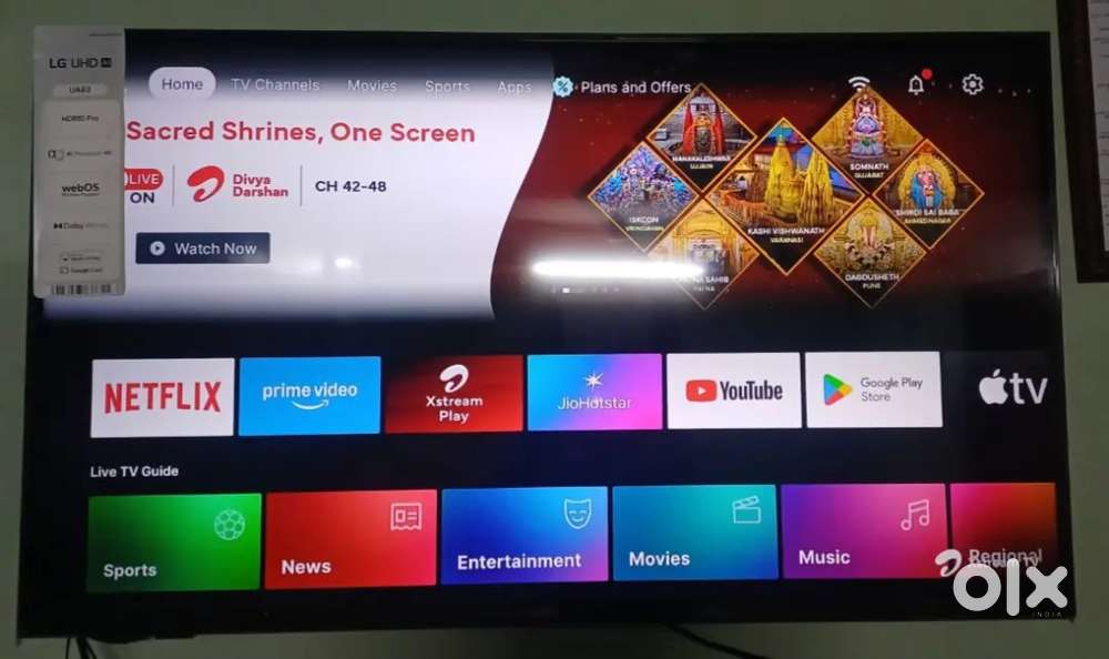43 inch LG Smart tv