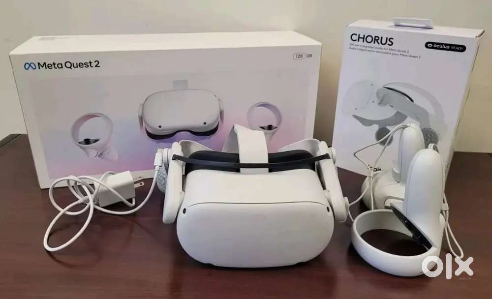 Meta Quest 2 128GB Complete VR Headset + Logitech Chorus Off-Ear Audio