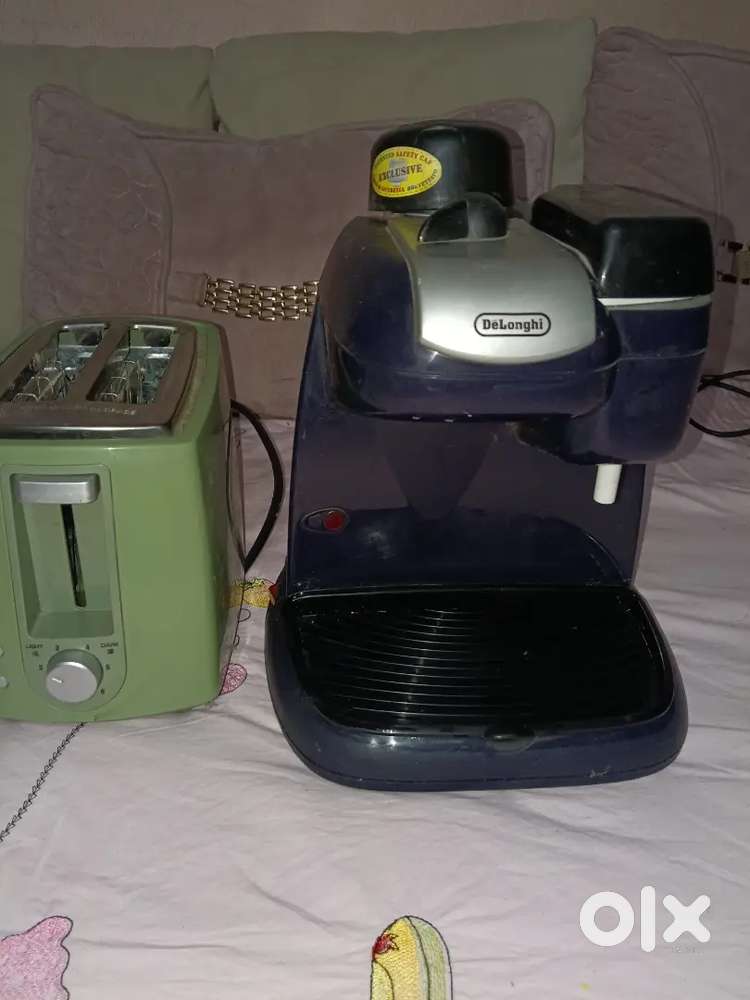 Coffee machine and toaster