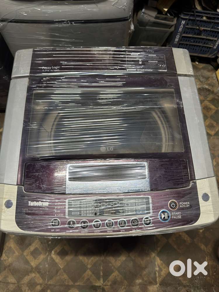 LG 6.2 kg turbo drum with 5 year warranty and 1 year guarantee on bill