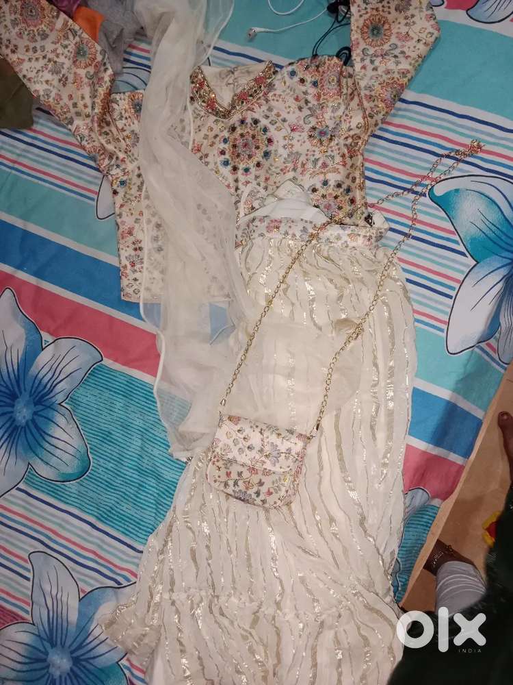 Lehnga choli with purse new style