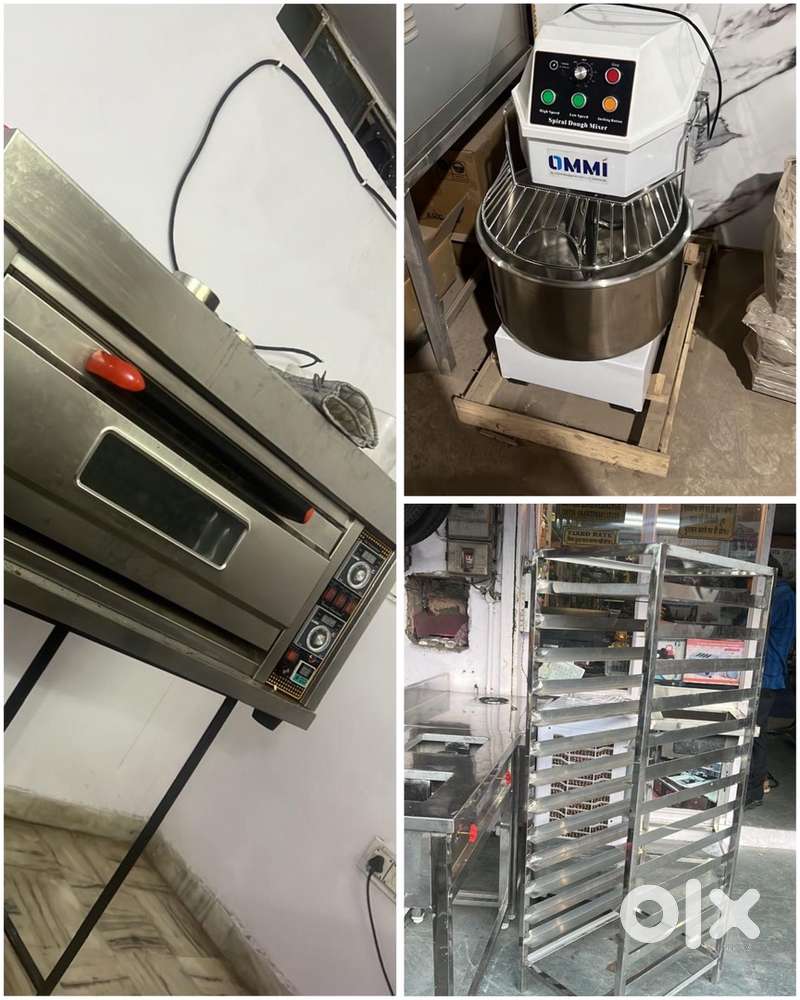 oven single deck bakery, spiral dough mixer