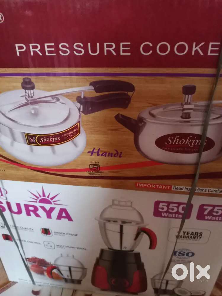 Stainless still handi cooker and mixer combo