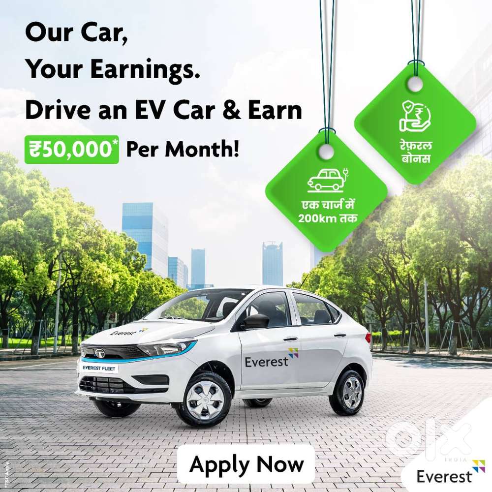 Uber Driver Wanted: Drive EVs with Everest Fleet in Delhi