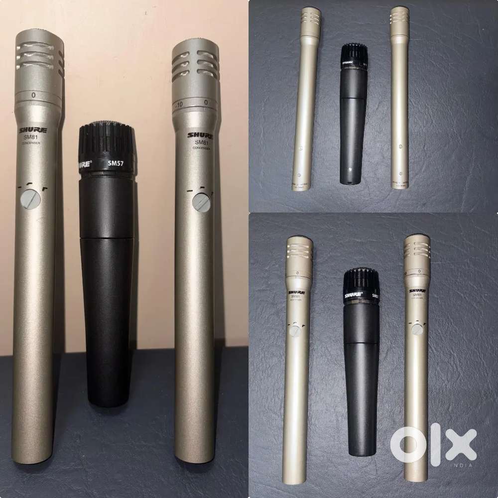 Shure SM81 Condenser Microphones