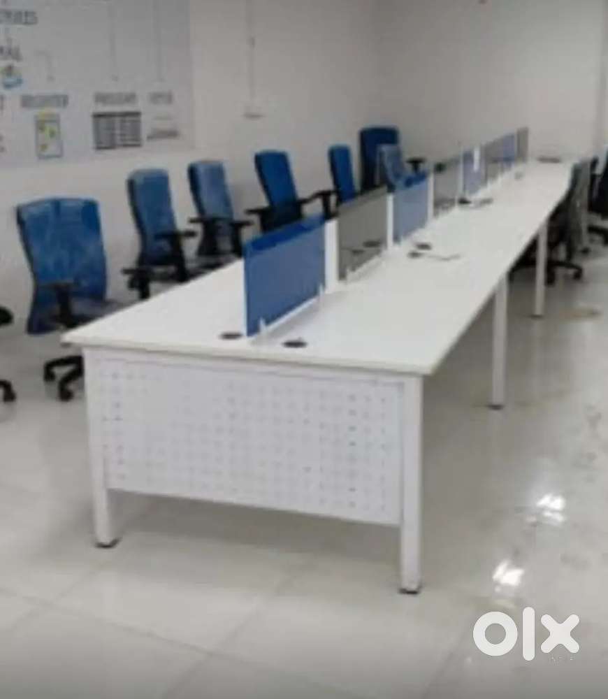 Office workstation setup chairs