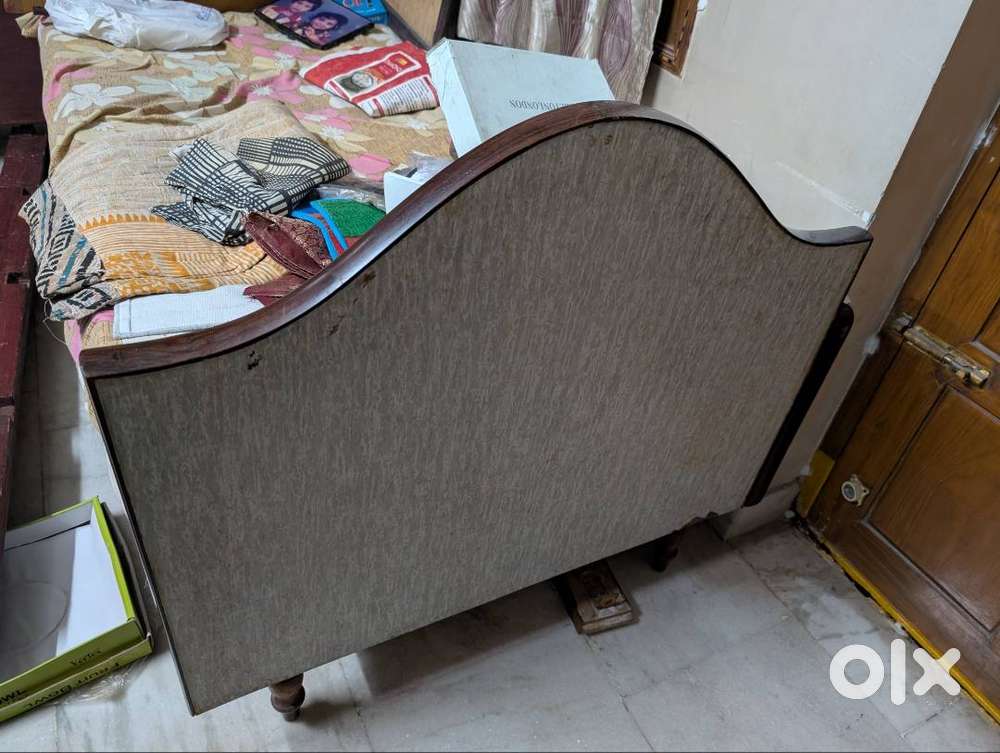 Two 3x6 double cot bed for sale. Teakwood. Like new