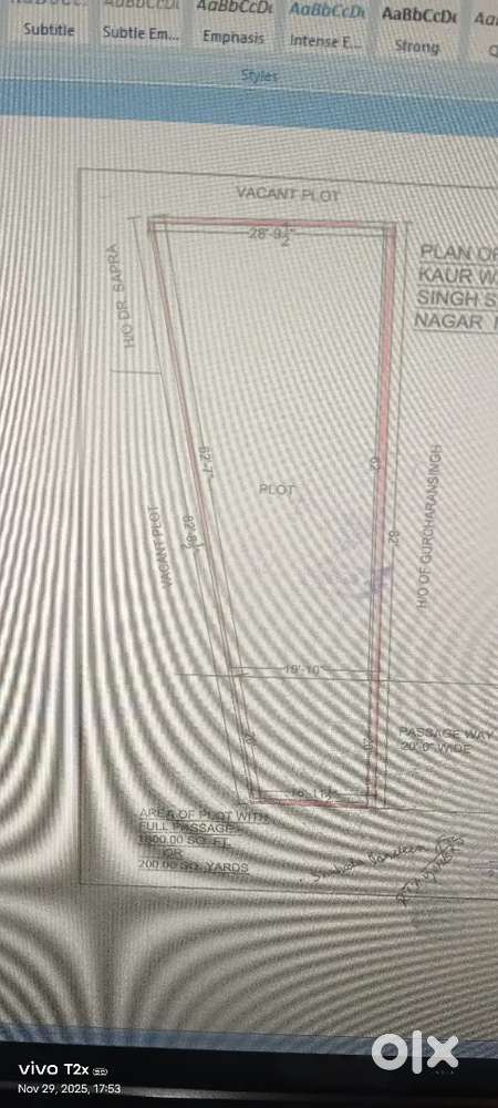 Plot for sale janta nagar malerkotla