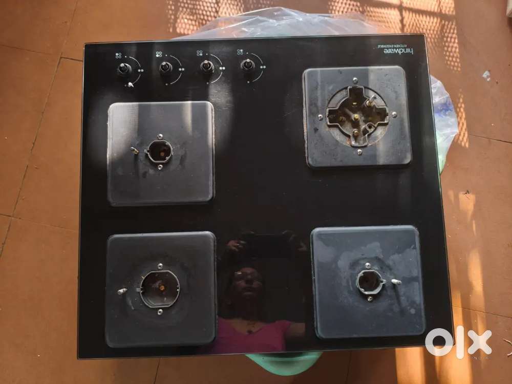 HINDWARE HOB GAS BURNER PARSI OWNED RARELY USED .
