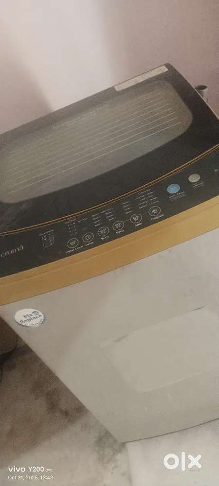 Croma washing machine working only dryer fully automatic machine