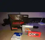 Amd ryzen 3 asrock b450M mother board Xpg gaming D30 8 gb ram