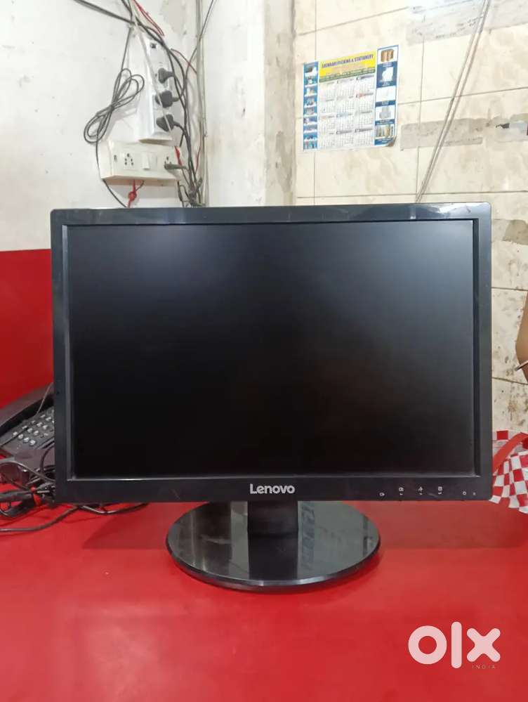 20 inch lenovo led monitor perfect working and new looking