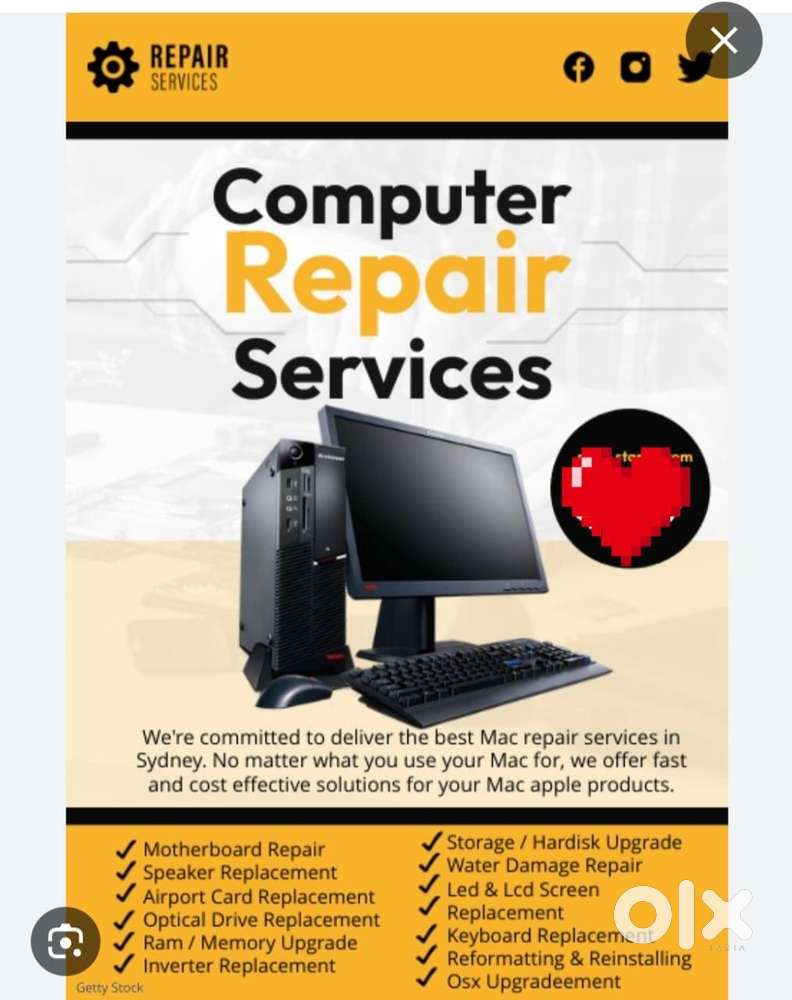 New Desktop / laptop and Printer Installation and Repairing(DOOR STEP