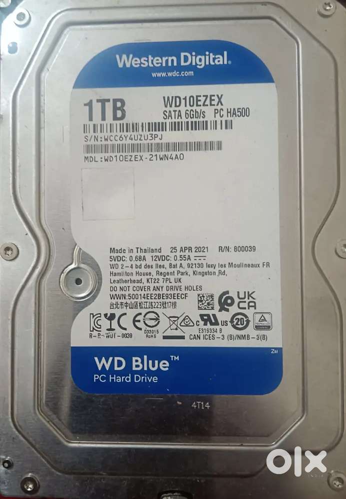 Hard dise. 1tb. 500 gb
