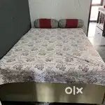 Single Bed with Mattresses & TV Cabinet in New Condition