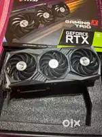MSI GeForce RTX 3080 GAMING X TRIO 10GB GDDR6X Graphics Card pre-used