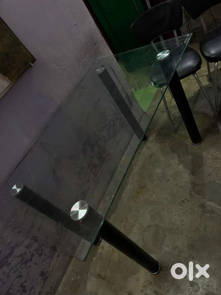 It's an one  year old dining table