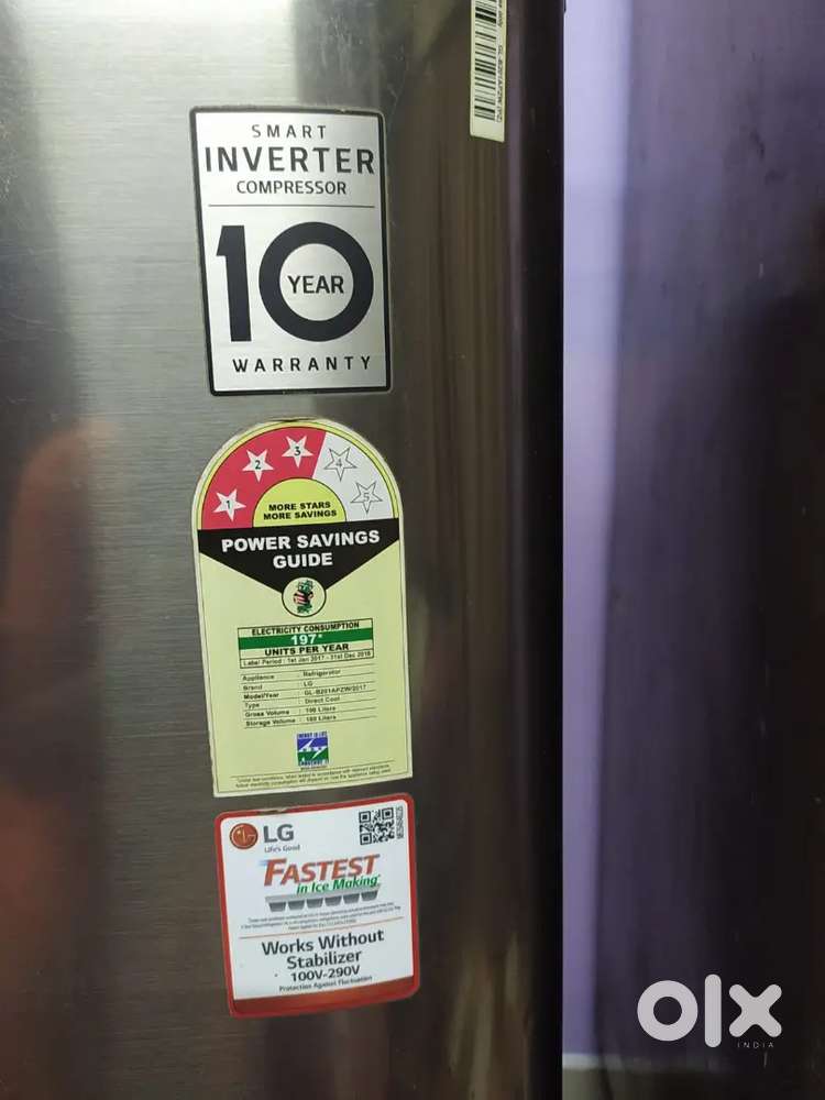 LG fridge new condition