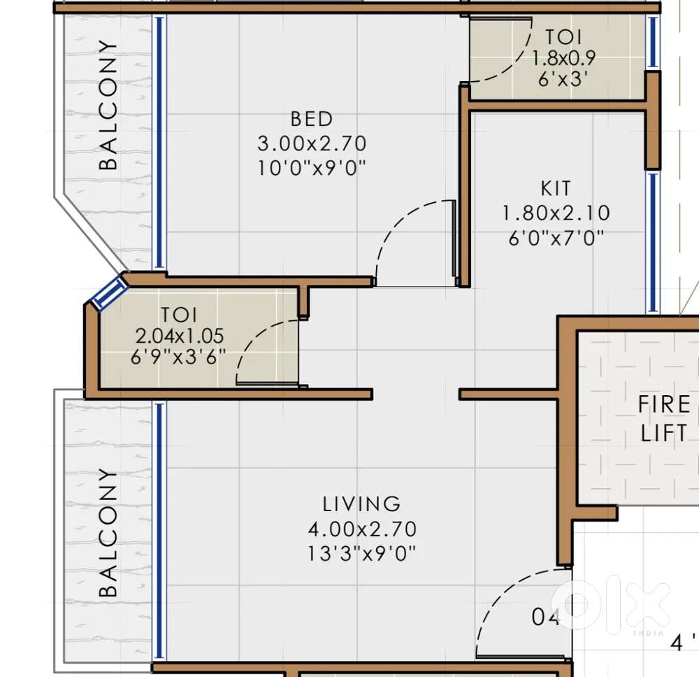1 BHK Flat For sale in Ulwe G+7 Building