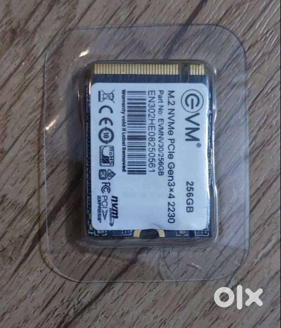 SSD 256GB M.2 NVMe 5 year warranty  Rs.4500
