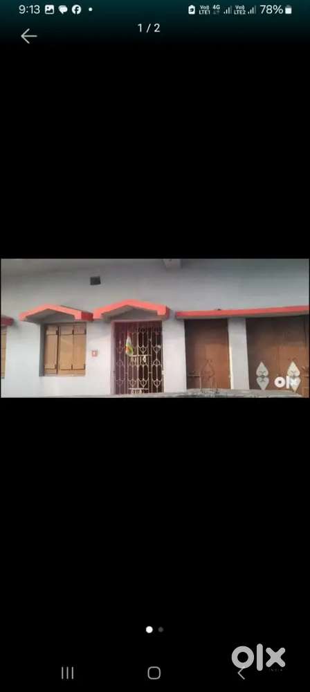 A 2bhk house with puja room and verandah