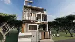 Grand posh villa at 40 feet massive tar road with affordable price