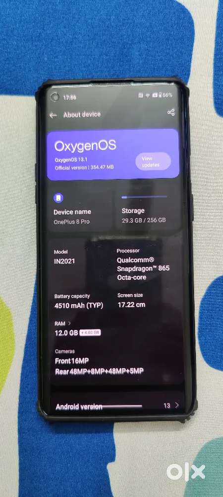 OnePlus 8 pro 12gb 256gb new condition only mobile available