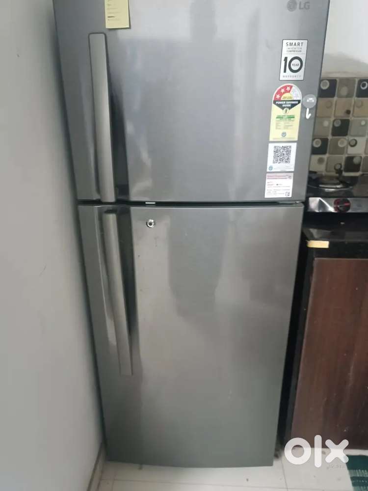 LG 240L Double Door Fridge - 1 year old