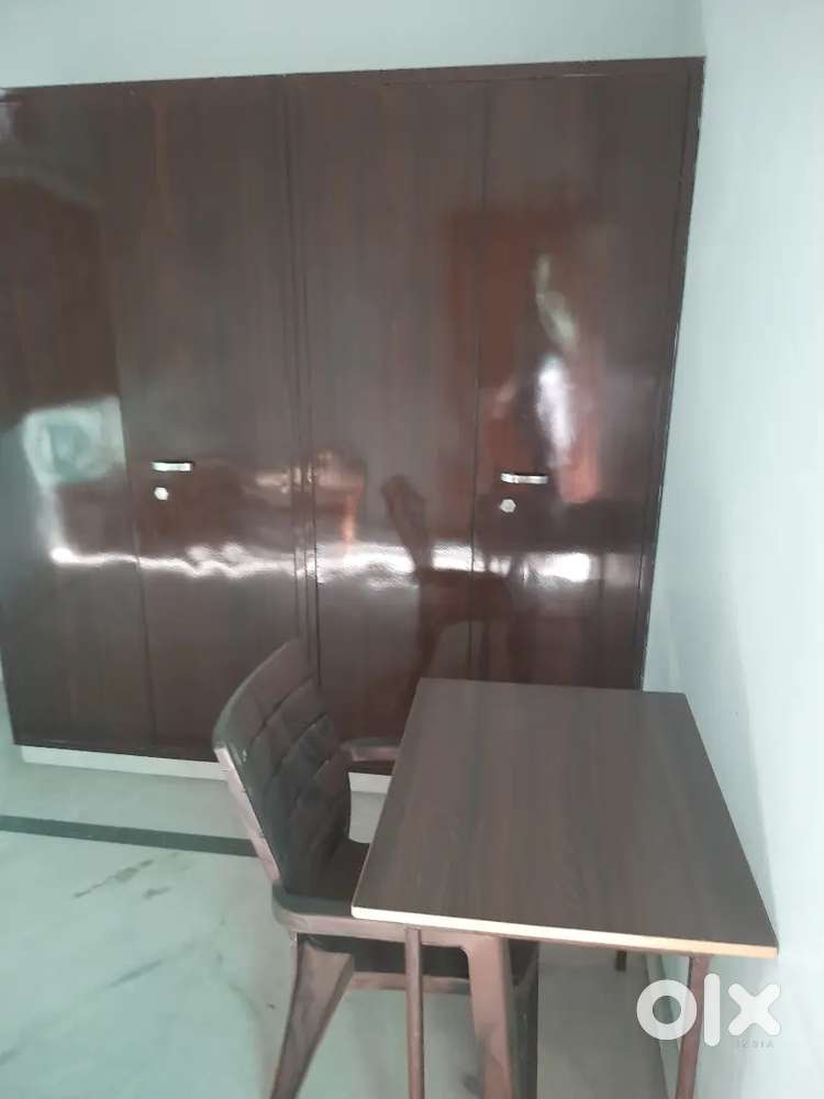 Single room available with bed and bath room