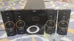 UNKOR Bluetooth Speakers (1 Woofer + 4. Speakers) with RGB lights