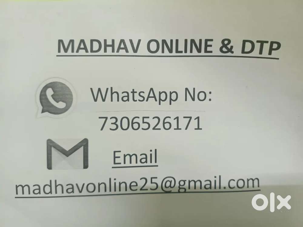 DTP(malayalam&Eng) ashaya services&Office work
