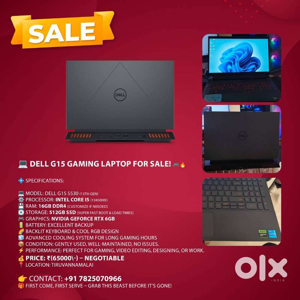 Dell G15 Gaming Laptop for Sale!