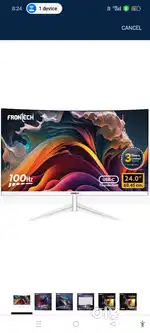 Urgent sale FRONTECH 24 Inch Ultima Series Curved