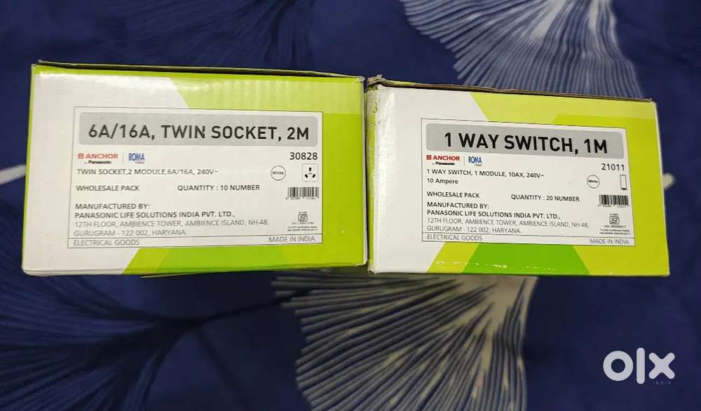 Brand new Switch and socket roma