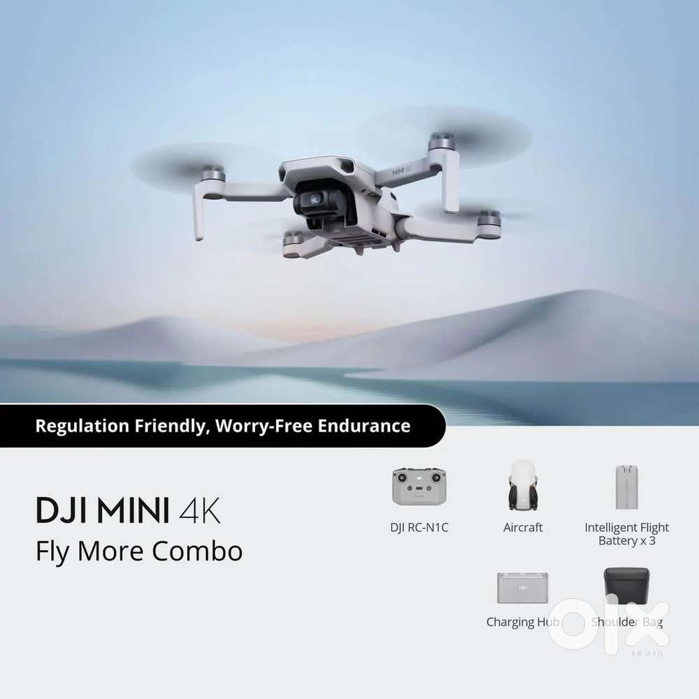 Unopened box brand new DJI Mini 4K Fly More Combo