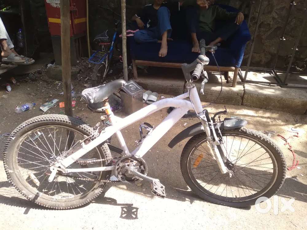 Hercules cycle modified white colour