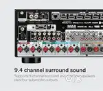 Denon AVR-X3800H 9.4-Ch Receiver - 8K UHD Home Theater AVR