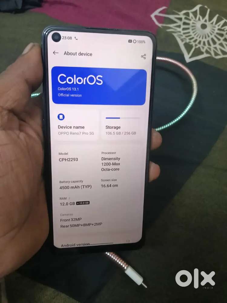 I have to sale Oppo reno 7pro 12+256 5g mobile